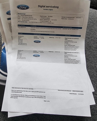 Ford S-Max cena 32500 przebieg: 294800, rok produkcji 2013 z Trzebiatów małe 277